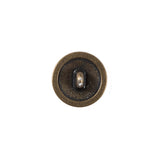 Bronze Etched Metal Button - 24L/15mm