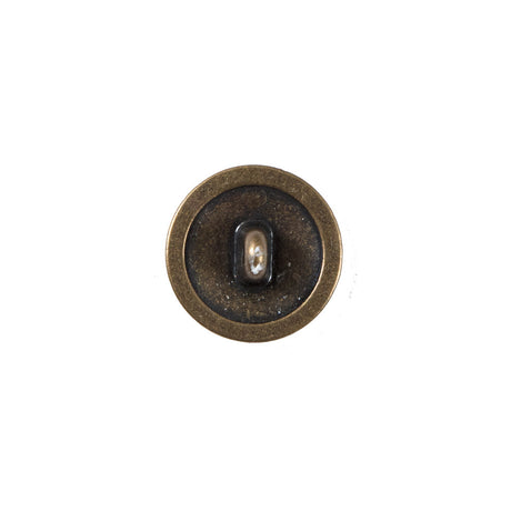 Bronze Etched Metal Button - 24L/15mm