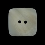 White Square Two-Hole Plastic Button - 44L/28mm