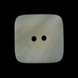 White Square Two-Hole Plastic Button - 44L/28mm