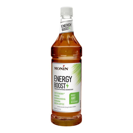 Monin Energy Boost Beverage Enhancement 1 Liter - 4/Case