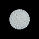 Off-White Beveled 3-Dimensional Dotted Shank-Back Button - 36L/23mm