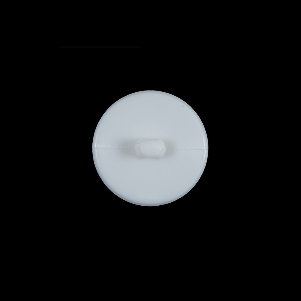 White 3-Dimensional Dotted Shank-Back Button - 24L/15mm