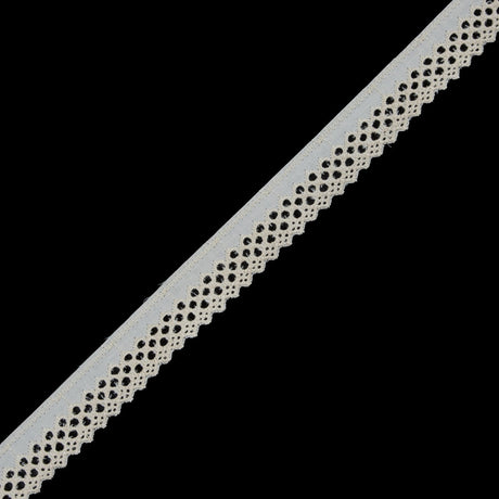 Beige Cotton Eyelet Trimming - 0.75"