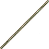 Arcadian Green and Gold Metallic Geometric Trimming - 0.5"