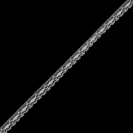 White Fine Lace Trim - 0.5"