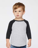 RADYAN® Toddler Classic 3/4 Sleeve Baseball Tee