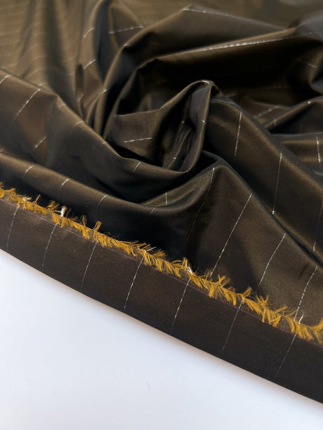 Golden Brown Changeant Lurex Fabric