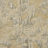 Metallic Silver and Sea Mist Abstract Floral Brocade/Jacquard