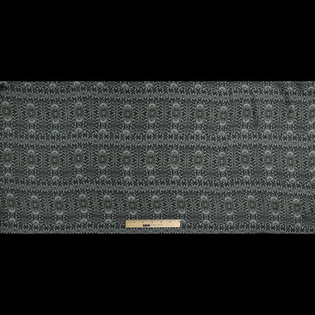 Rifle Green Tribal Printed Silk Chiffon