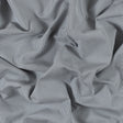 White and Cool Gray Striped Polyester Woven