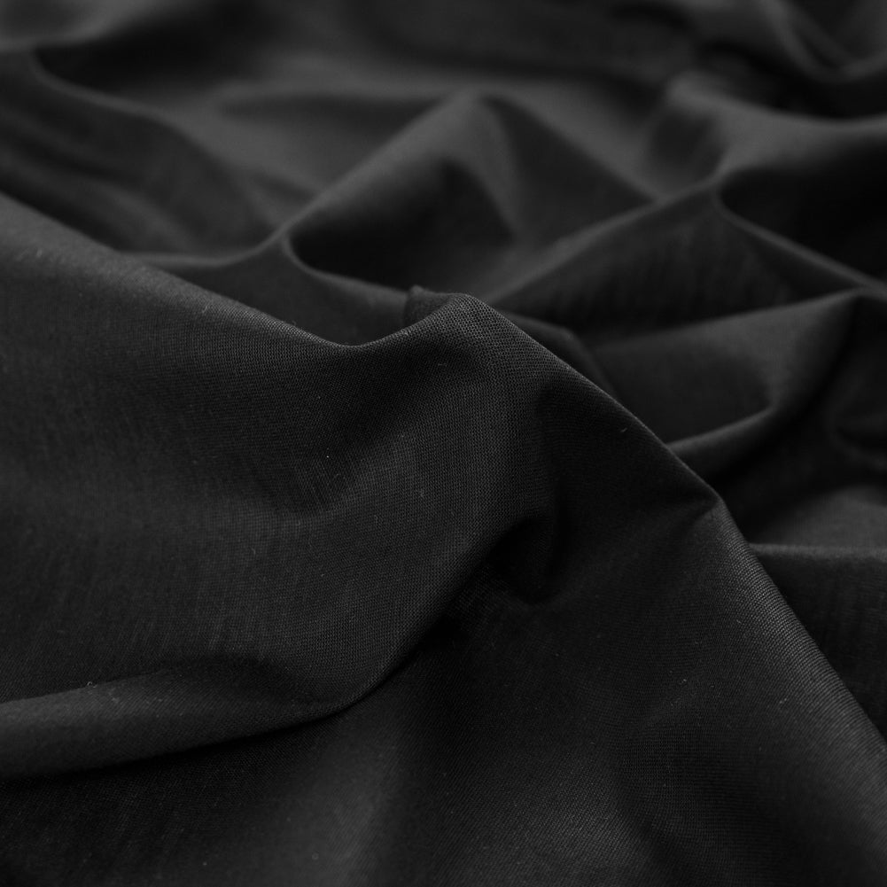 Black Sheer Rayon Jersey