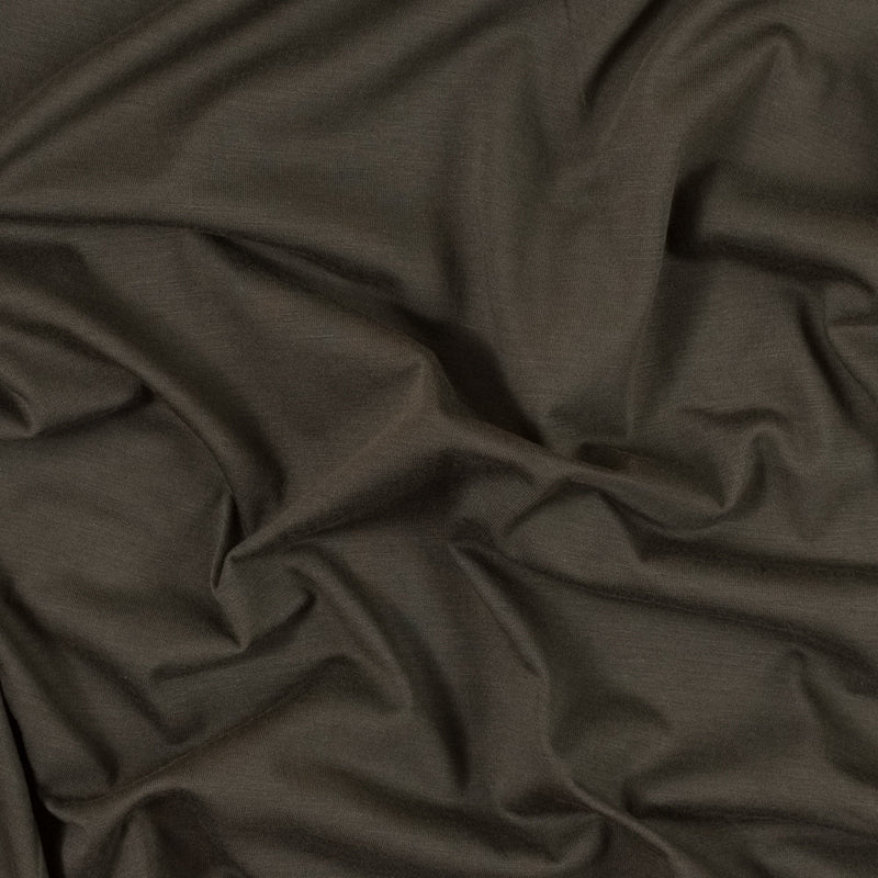 Heathered Army Green Rayon Jersey