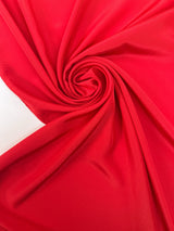 Polyester Crepe Fabric Red Shade