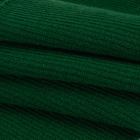 Dark Green Rib Knit Trim - 7" x 38"