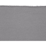 Silver Heavy Rib Knit Trim - 7" x 38"