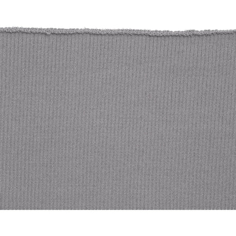 Silver Heavy Rib Knit Trim - 7" x 38"