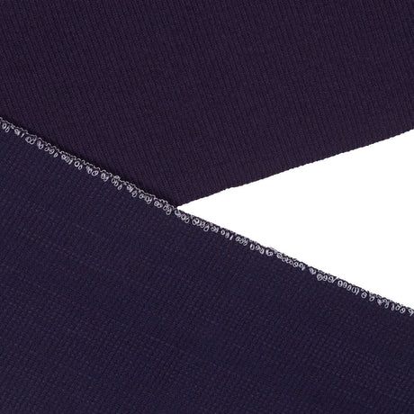 Mysterioso Purple Heavy Rib Knit Trim - 7" x 38"