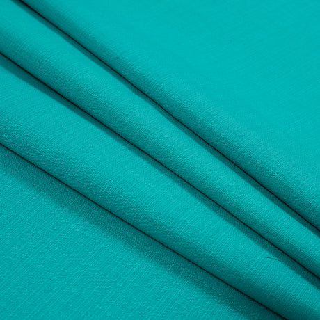 Aqua Green Cotton Woven with Give