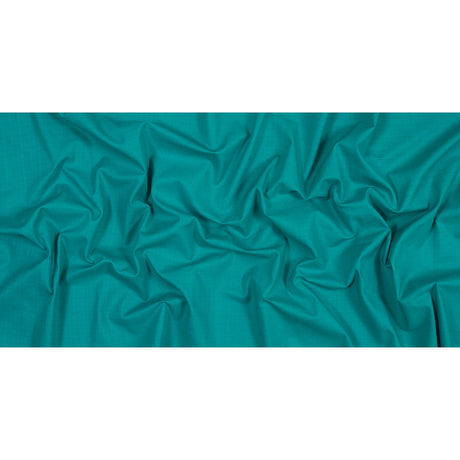 Aqua Green Cotton Woven with Give
