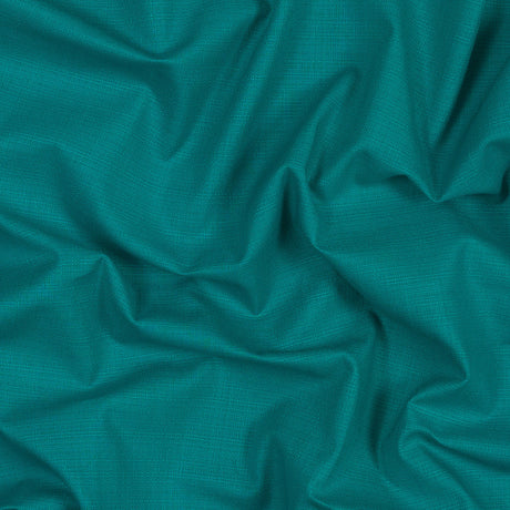 Aqua Green Cotton Woven with Give