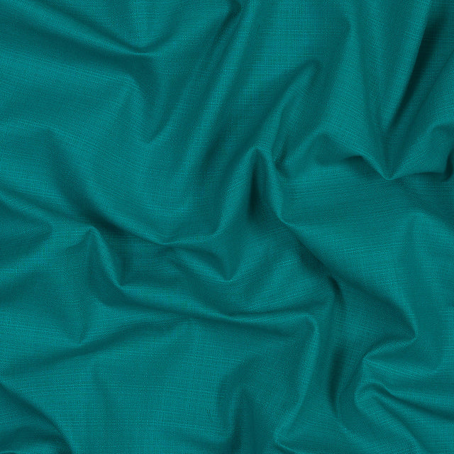 Aqua Green Cotton Woven with Give