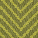 Citrus Lemon Chevron Burn-out Polyester Chiffon