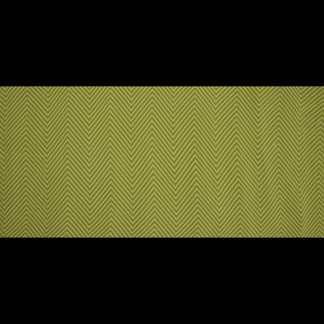 Citrus Lemon Chevron Burn-out Polyester Chiffon