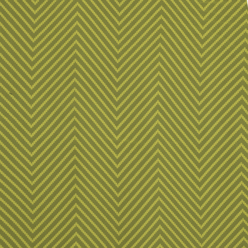 Citrus Lemon Chevron Burn-out Polyester Chiffon