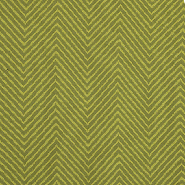 Citrus Lemon Chevron Burn-out Polyester Chiffon