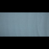 Light Pond Blue Chevron Burn-out Polyester Chiffon