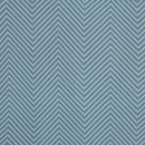 Light Pond Blue Chevron Burn-out Polyester Chiffon