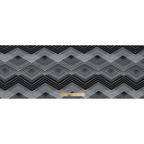 Black and White Geometric Polyester Jersey
