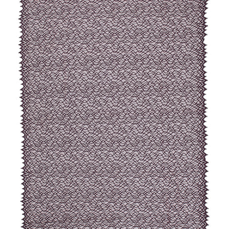 Corded Lace with Eyelash Edges - Fig Abstract
