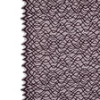Corded Lace with Eyelash Edges - Fig Abstract