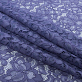 Re-Embroidered Lace Panel - Purple Floral