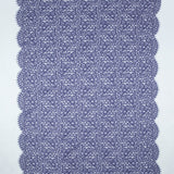 Re-Embroidered Lace Panel - Purple Floral