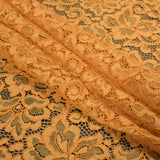 Re-Embroidered Lace Panel - Butterscotch Floral