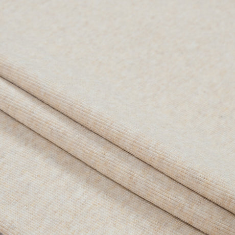 Tubular Bamboo Rib Knit - Heathered Almond