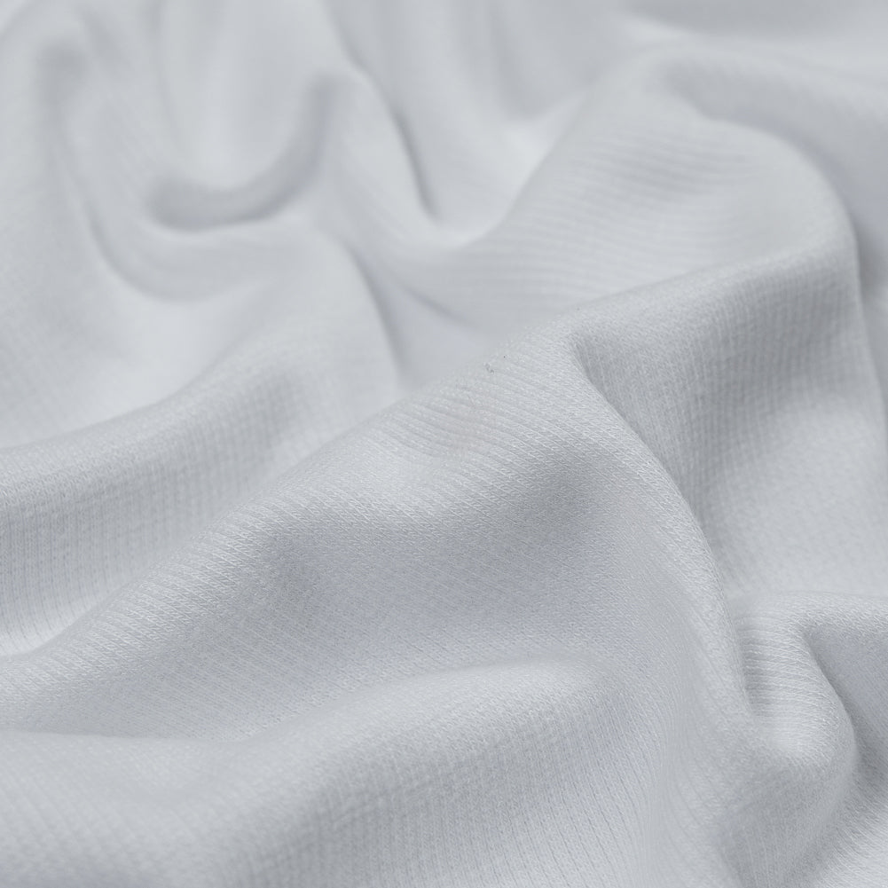 Tubular Bamboo Rib Knit - White
