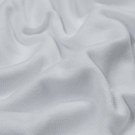 Tubular Bamboo Rib Knit - White