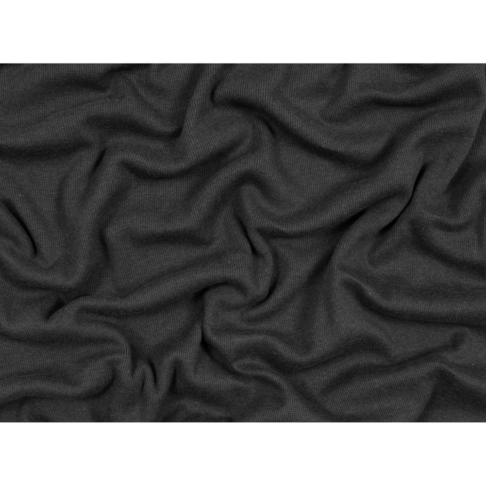 Tubular Bamboo Rib Knit - Black