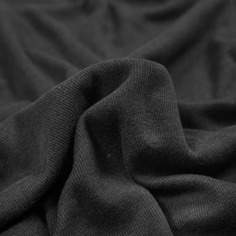 Tubular Bamboo Rib Knit - Black