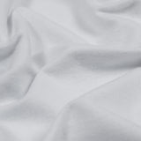 Bamboo and Cotton Stretch Knit Fleece - White - Jessamyn Collection