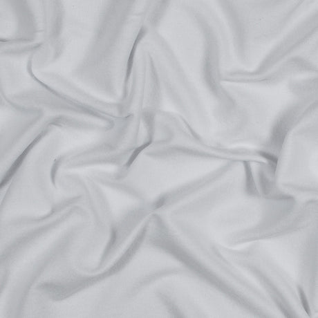 Bamboo and Cotton Stretch Knit Fleece - White - Jessamyn Collection