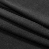 Bamboo and Cotton Stretch Knit Fleece - Black - Jessamyn Collection