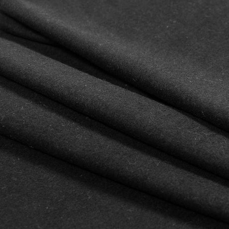 Bamboo and Cotton Stretch Knit Fleece - Black - Jessamyn Collection