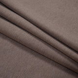 Bamboo and Cotton Stretch Knit Fleece - Heathered Chocolate - Jessamyn Collection