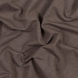 Bamboo and Cotton Stretch Knit Fleece - Heathered Chocolate - Jessamyn Collection