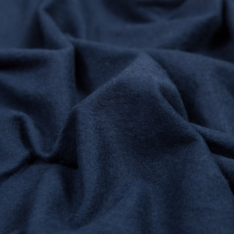 Bamboo and Cotton Stretch Knit Fleece - Navy - Jessamyn Collection